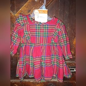 Wonder Nation plaid dress 3 to 6 months🎄